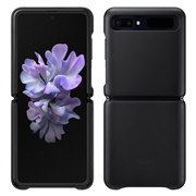 縦折りスマホ「Galaxy Z Flip」向け、Galaxy純正の本革カバー