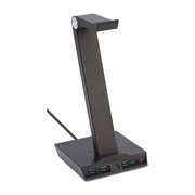 サイバーガジェット、USBハブ付きヘッドセットスタンド