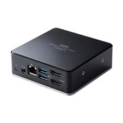 サンワ、USB Type-C/USB Type-A接続に対応したドッキングステーション