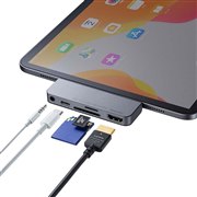 サンワ、iPad Pro専用のドッキングハブ「USB-3TCHIP2」「USB-3TCHIP3」
