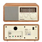 SANGEAN スピーカー ウォールナット WR-302 /Y30949-B1 Sangean WR-302 FM/AMラジオ・Bluetoothスピーカー ワイヤレス