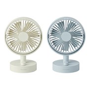 レコルト、リズム風/首振りモードを搭載した「コードレス テーブル ファン」