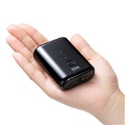 サンワサプライ、入出力対応のUSB Type-Cポート付き10000mAhバッテリー
