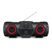 ケンウッド パワードウーハーCDシステム RV-NB70-B ドラムカン 迫力の重低音サウンド、パワードウーハーCDシステム「RV‐NB70‐B