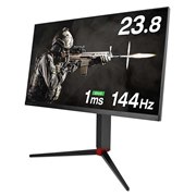 ゲーミングモニター　GH-ELCG238A-BK　144Hz Amazon.co.jp: グリーンハウス ゲーミングモニター 23.8インチ