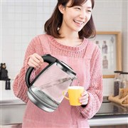 Elechomes、内部が見えるガラスボディの1.8L電気ケトル