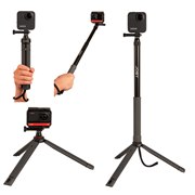 JOBY、アクションカメラや360度カメラ用三脚付き自撮り棒「テレポッドスポーツ」