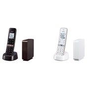 シャープ JD-SF2CL-T デジタルコードレス電話機（子機1台タイプ） ブラウン系 : シャープ コードレス電話機 JD-SF2CL-W ホワイト