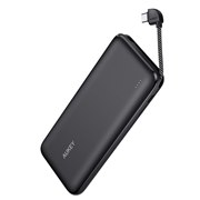 AUKEY、USB Type-Cケーブル内蔵10000mAhモバイルバッテリー「Basix Sling」
