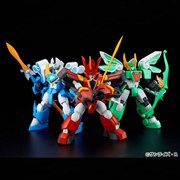 テレビアニメ「魔動王グランゾート」3魔動王がそれぞれプラモデル化、各4,200円