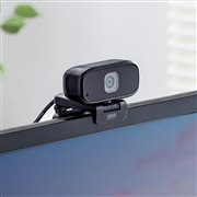 サンワ、フルHDに対応した500万画素WEBカメラ「CMS-V59BK」