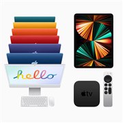 アップル、M1搭載の新「iMac」は超スリムでカラフルな7色展開 アップル、M1搭載の新「iMac」は超スリムでカラフルな7色展開