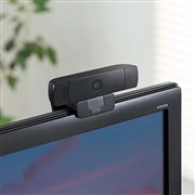 サンワ、ステレオマイクを内蔵したWEBカメラ「CMS-V61BK」