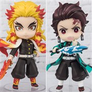 バンダイ、「鬼滅の刃」煉獄杏寿郎/竈門炭治郎など4人をデフォルメフィギュア化
