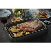 レコルト、鉄板にヒーター内蔵した“超火力”「ホットプレート RHP-1」