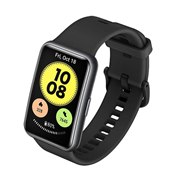 HUAWEI WATCH FIT  グラファイトブラック　白ストラップ付き Amazon.co.jp: HUAWEI WATCH FIT new スマートウォッチ