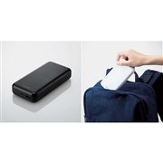 �G���R���AUSB PD�Ή��̑�e��20000mAh���o�C���o�b�e���[�uDE-C34-20000�v