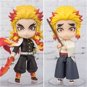 バンダイ、「鬼滅の刃」手のひらサイズの煉獄杏寿郎&千寿郎フィギュアを発売