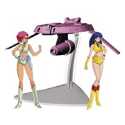 (ぱさん専用)ハセガワ　ユリ&ケイ／ラブリーエンゼル塗装済み完成品 ダーティペア」 ケイ＆ユリ w/ ラブリーエンゼル（1/300
