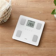最新モデル 新品 TANITA タニタ 体組成計スマホ連動【業界初 脚点判定 Amazon | タニタ 体組成計 スマホ 50g 日本製 ホワイト RD-907