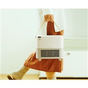シロカ、コンパクトながら約3.5m先まで温風が届くセラミックファンヒーター2機種