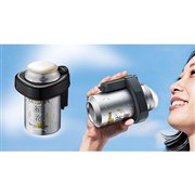 ドウシシャ、缶ビールに装着する小型ビールサーバー「絹泡直飲みタイプ」