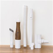 “見せ置きできる”木目調スティッククリーナーが本日12/1発売、アタッチメント5種付属