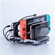 サンワ、6台の端末を同時に充電できるUSB充電ステーション「700-AC039BK」