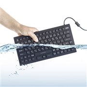 サンワ、“水で丸洗いできる”IP68防水・防塵&背面マグネット内蔵のキーボードを発売