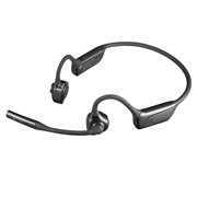 サンワ、Bluetoothと有線の2WAYで使える骨伝導ヘッドセット「MM-BTSH72BK」