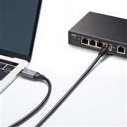 �T�����AUSB Type-C��LAN�[�q�ɕϊ�����Cat6�Ή�LAN�P�[�u��