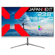 JAPANNEXT、ホワイトで統一した23.8型フルHD液晶ディスプレイ