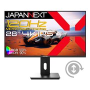 JAPANNEXT�APS5�Ƃ�4K/120Hz�ڑ��ɑΉ�����28�^4K�Q�[�~���O���j�^�[