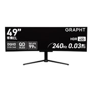 MSYA49^QD-OLED̘pȃEgChQ[~Oj^[uGR4924COEL-BKv