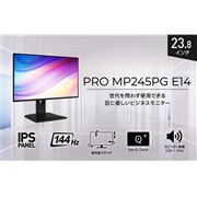 MSI�A144Hz�쓮�ɑΉ������r�W�l�X����23.8�^�t���f�B�X�v���C�uPRO MP245PG E14�v