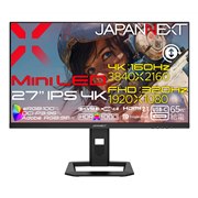 JAPANNEXT�Amini LED��4K/�t��HD��DFR���̗p����27�^�Q�[�~���O���j�^�[�uJN-iM27G1632UF-HSPC6�v