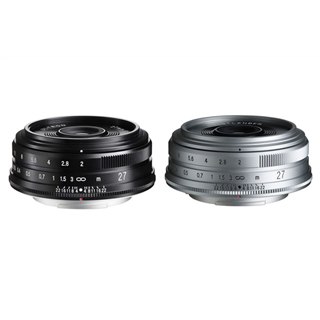 コシナ、富士フイルムX用標準レンズ「ULTRON 27mm F2」を6/14発売