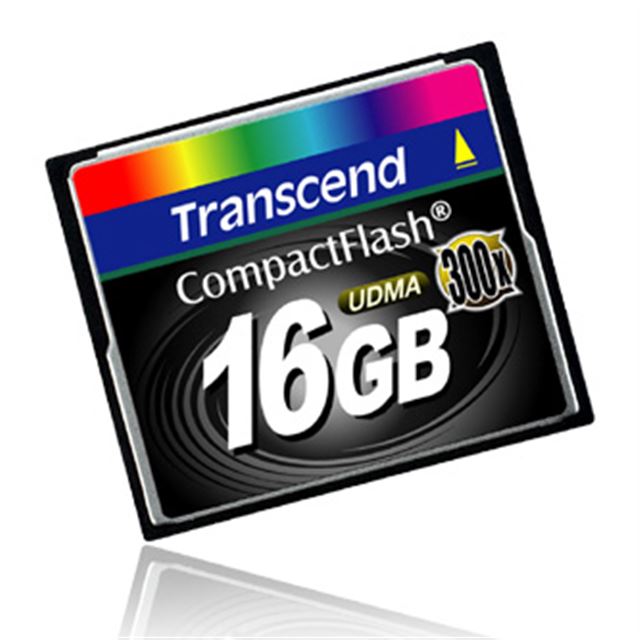 [TS16GCF300] 300倍速転送/ウルトラDMAモード5対応のコンパクトフラッシュ（16GB） 
