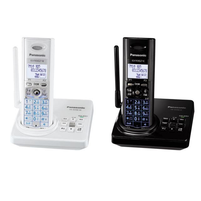 パナソニック　コードレス電話機　VE-SV08-K