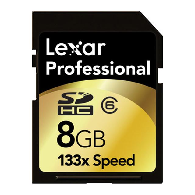 [SDHC8GB-133-850] スピードクラス「Class6」に対応したSDHCメモリカード（8GB）。価格は14,800円（税込）