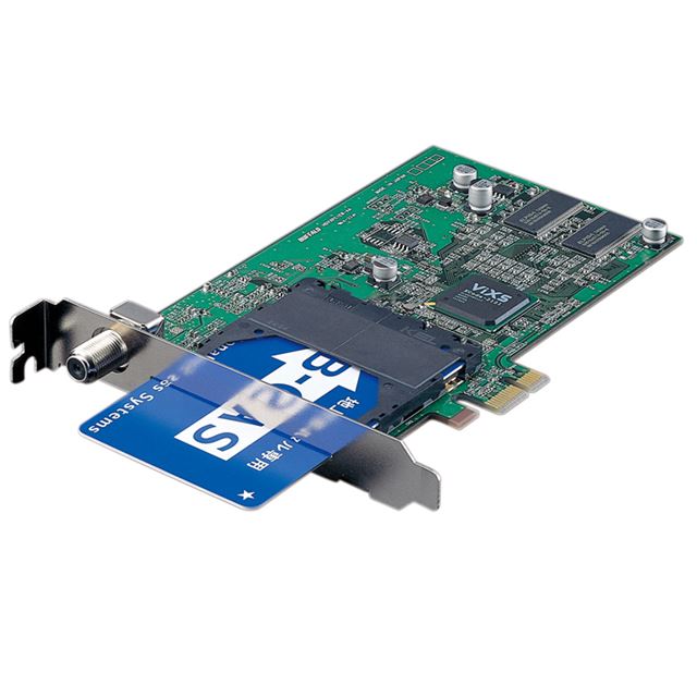 [DT-H50/PCIEW] 地上デジタルダブルチューナーを搭載したビデオキャプチャーボード。本体価格は18,900円