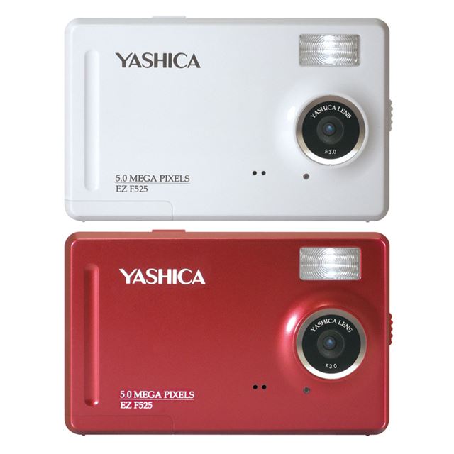 ヤシカ、薄型軽量デジカメ「YASHICA EZ F525」 - 価格.com