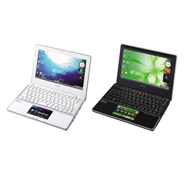 シャープ、光センサー液晶パッド搭載NetBook発売 - 価格.com