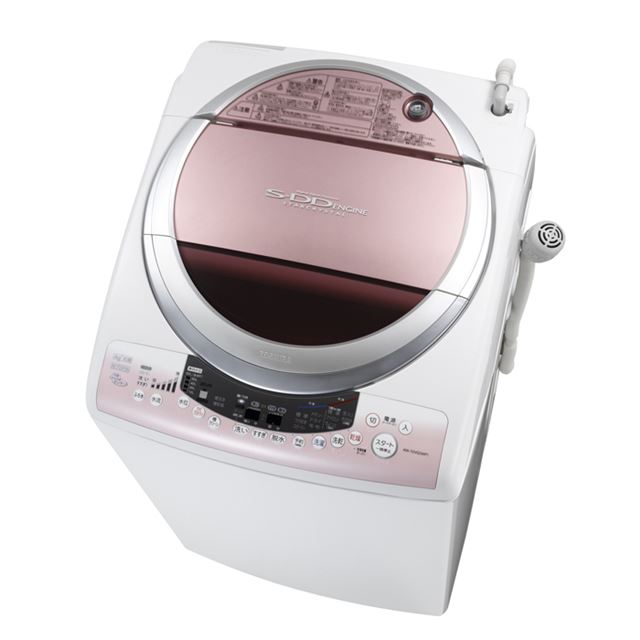 TOSHIBA 縦型洗濯乾燥機 AW-10SV5 2016年製 洗濯10.0kg 乾燥5.0kg 外装 