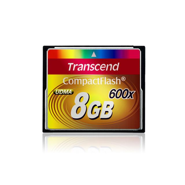 [TS8GCF600] リード毎秒最大92MB/ライト毎秒最大87MBの高速転送を実現したコンパクトフラッシュカード（8GB）
