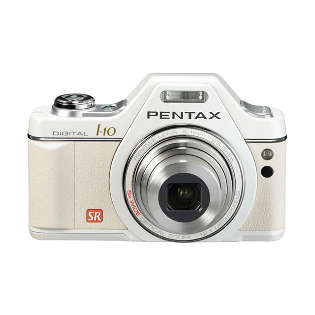 廃番】 PENTAX Optio I-10 PEARL WHITE デジカメ ほぼ新品 - カメラ