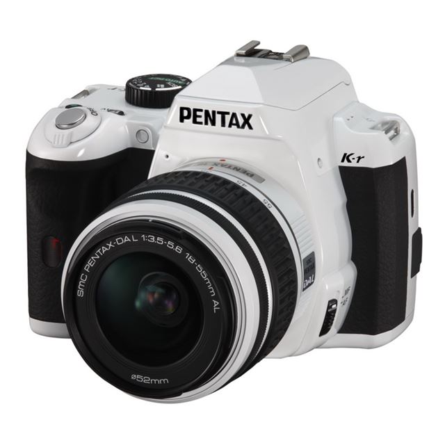 Pentax K-r 高倍率レンズセット☆ピンクxホワイトカラーデジタル一眼
