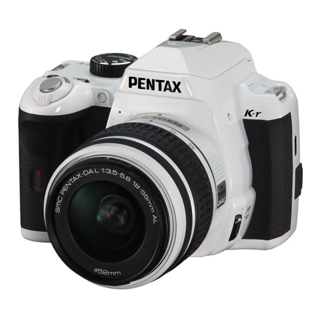 Pentax K-r 高倍率レンズセット☆ピンクxホワイトカラー-