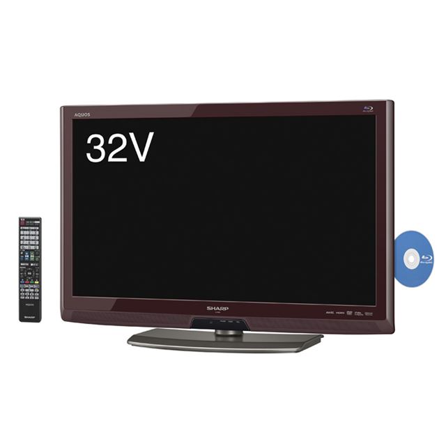 録画 Blu-rayレコーダー DVD／32型 液晶テレビ SHARP アクオス-