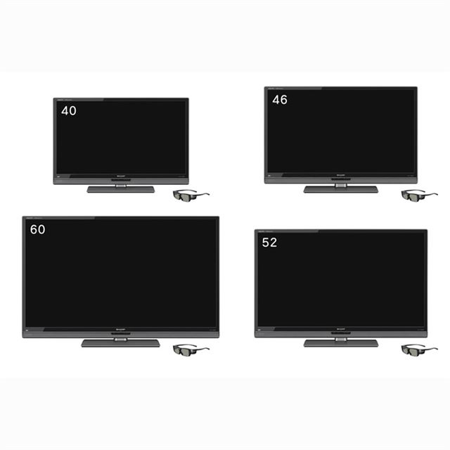 シャープ 液晶テレビ LC-60L5 60インチ 一部薄く変色有 - 愛知県